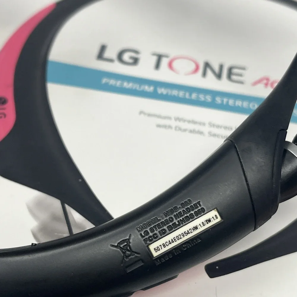 LG Tone Premium Active Wireless Stereo Pink Headset (HBS-850) Tested